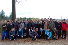 Wizyta uczniów Technikum Leśnego w Tucholi w Nadleśnictwie Lębork